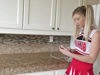 A slutty cheerleader has sex with her stepfather and that girl gives good head